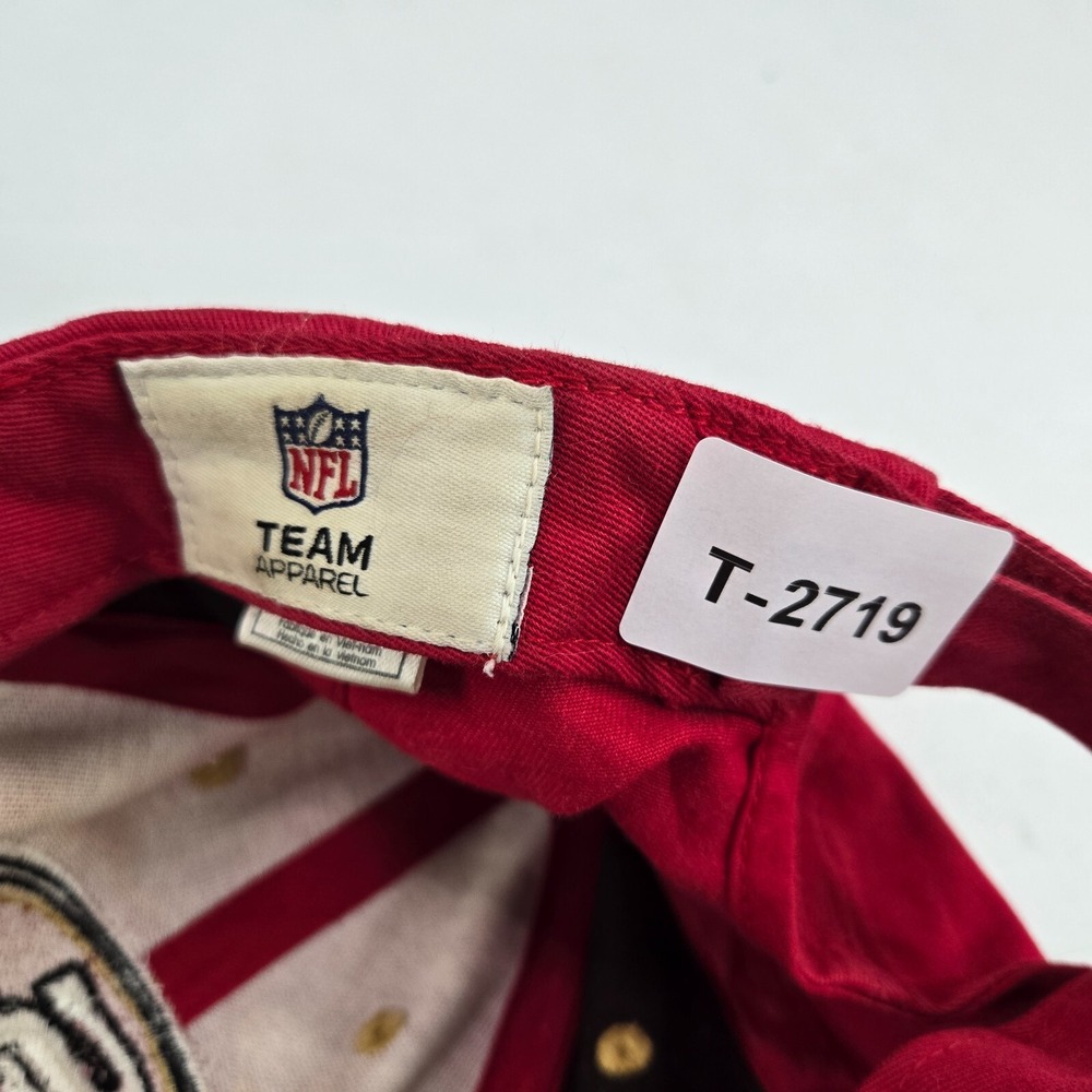 San Francisco 49ers Youth Hat OS Red Strapback Embroidered Adjustable Straps - Picture 5 of 7